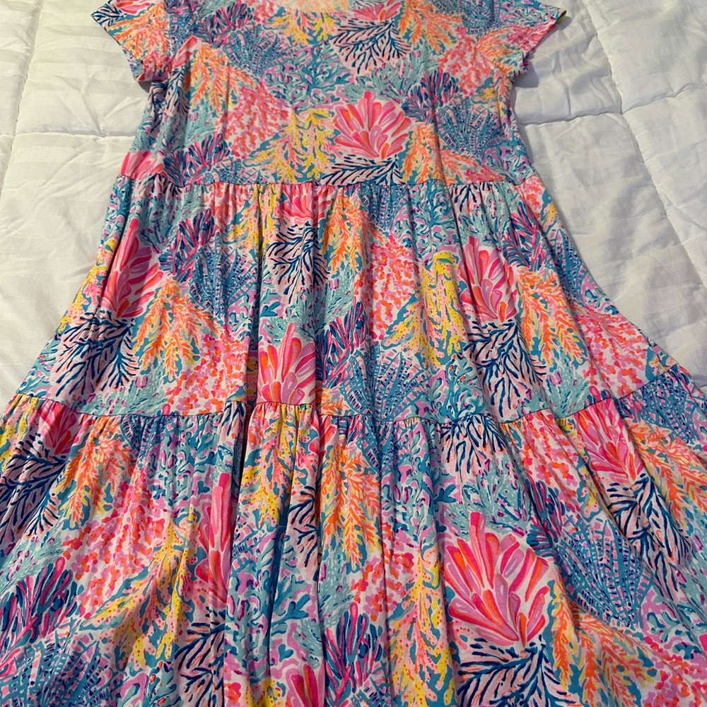 Lilly Pulitzer ruffle dress S